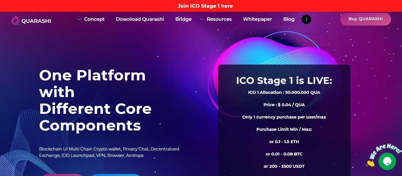 Quarashi Network Ico Review: One Platform with Different Core Components