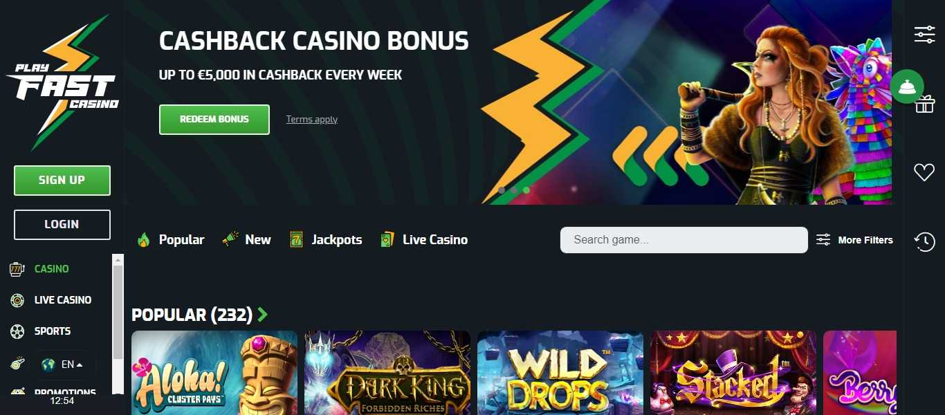 Playfast Casino Review: Buckle Up & Play Fast! 140% Up to €1,500 Bonus