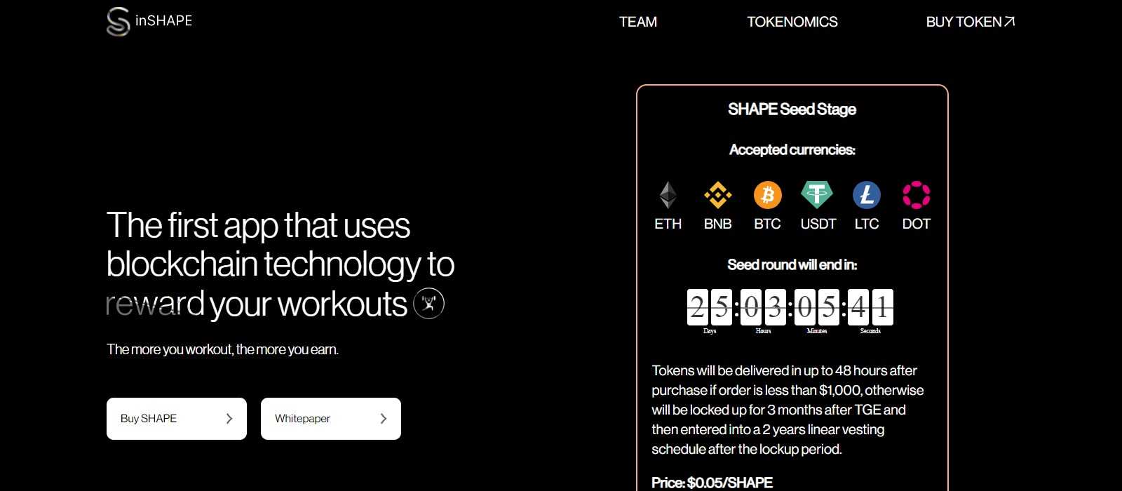 inSHAPE Airdrop Review: Also Complete Daily Tasks to Earn more Entries
