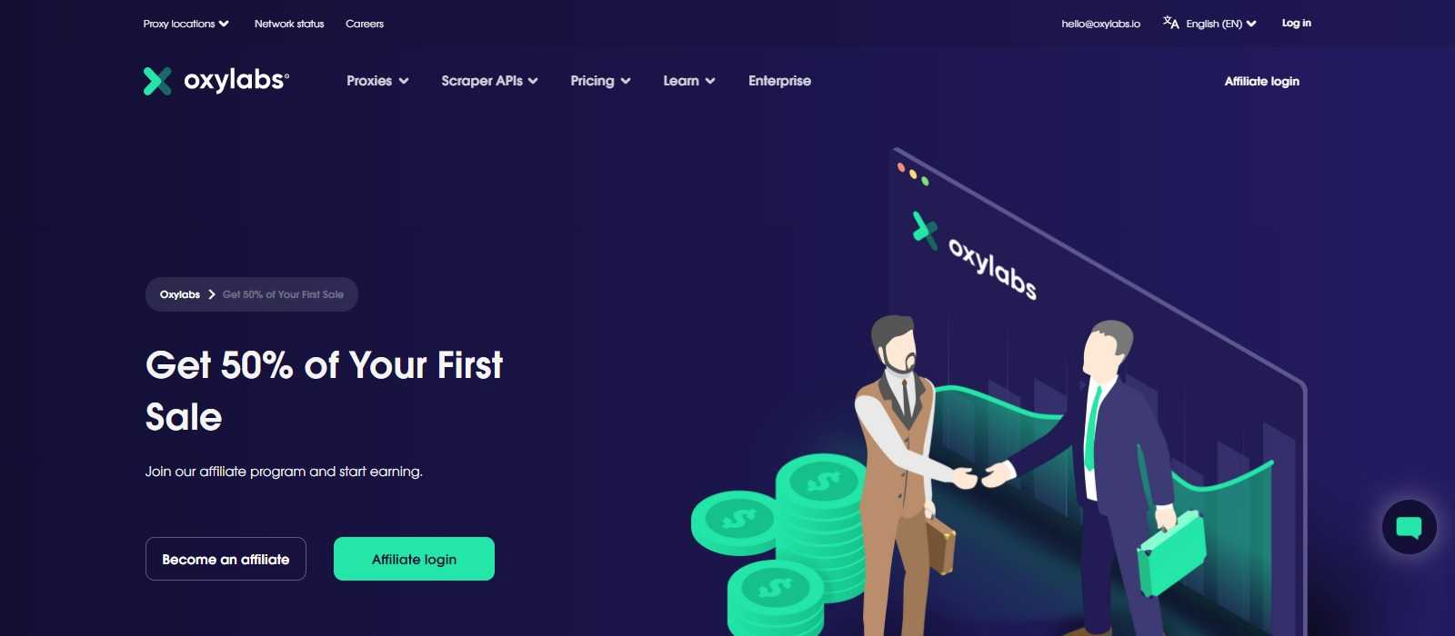 Oxylabs Affiliate Program Review: Get Earn Up To 50% Per sale