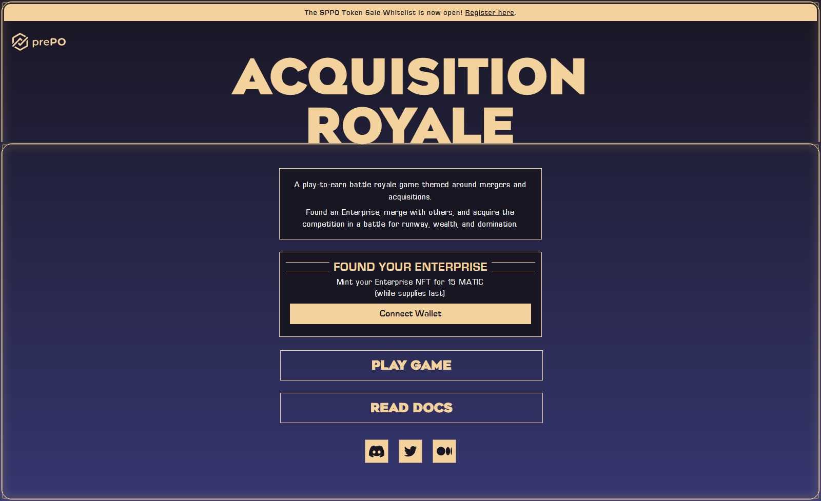 Acquisition Royale Airdrop Review: To Win an Enterprise NFT + Rename Token.
