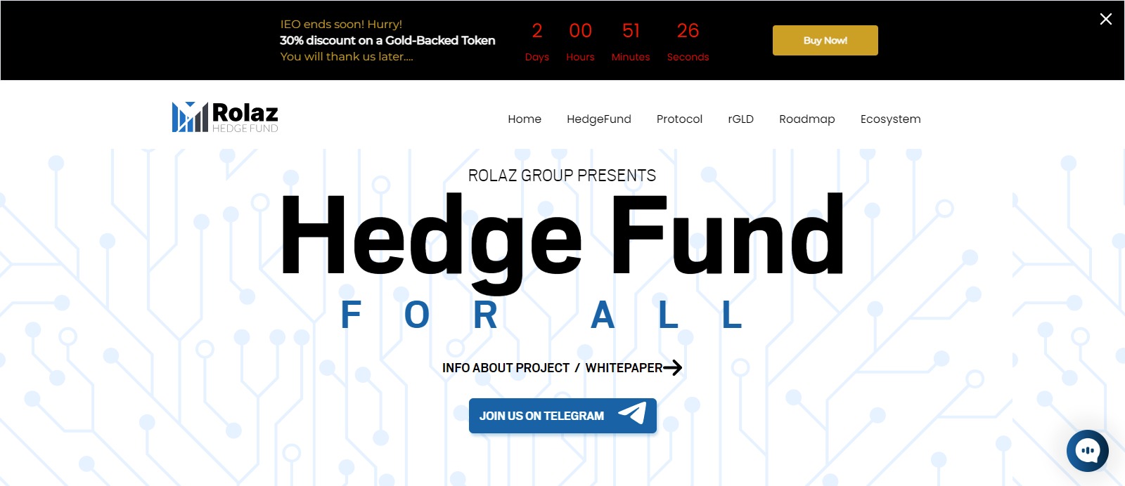 Rolaz Gold Ico Review: Blockchain Decentralized Investment Protocol