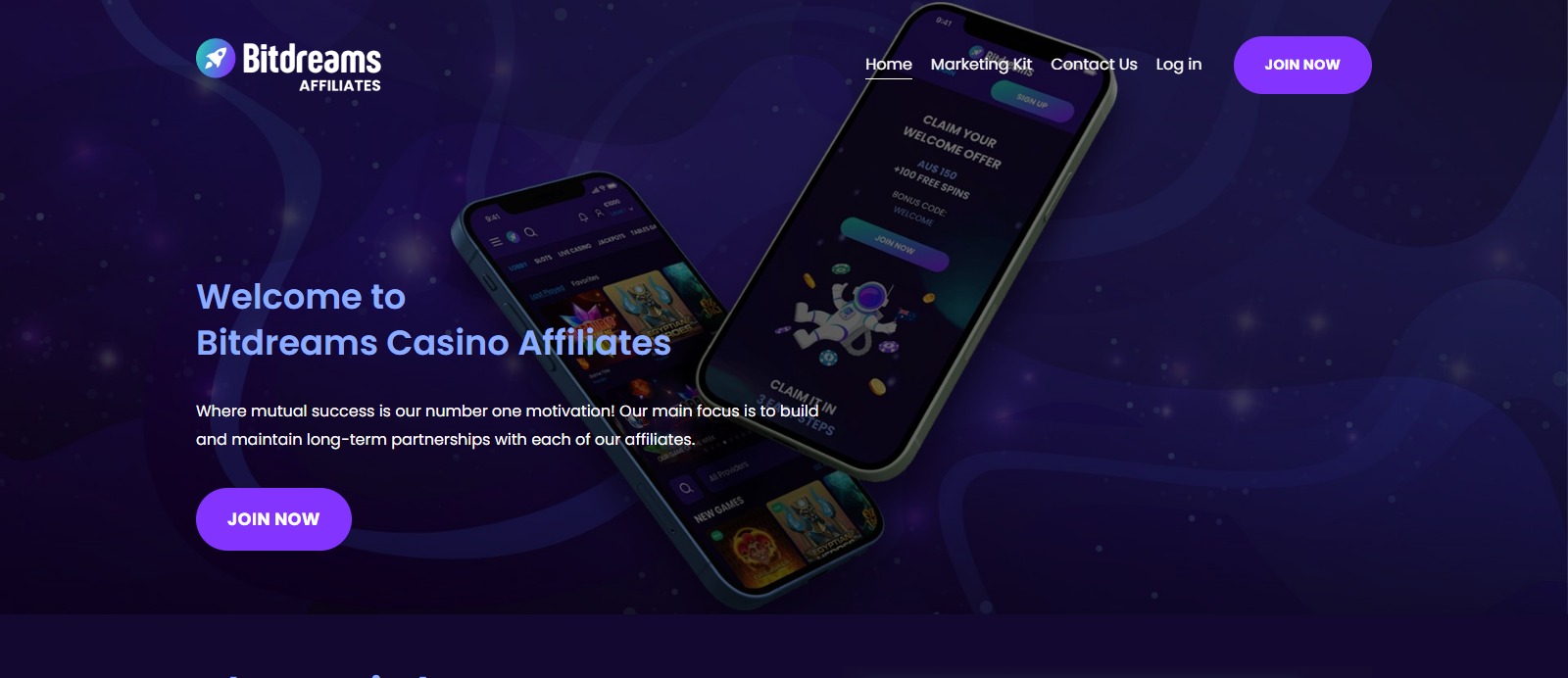 Bitdreams Affiliate Program Review: 25% - 50% Recurring Revenue Share