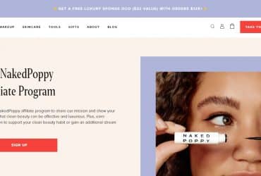 NakedPoppy Affiliate Program Review: 10% Commission on Each Sale