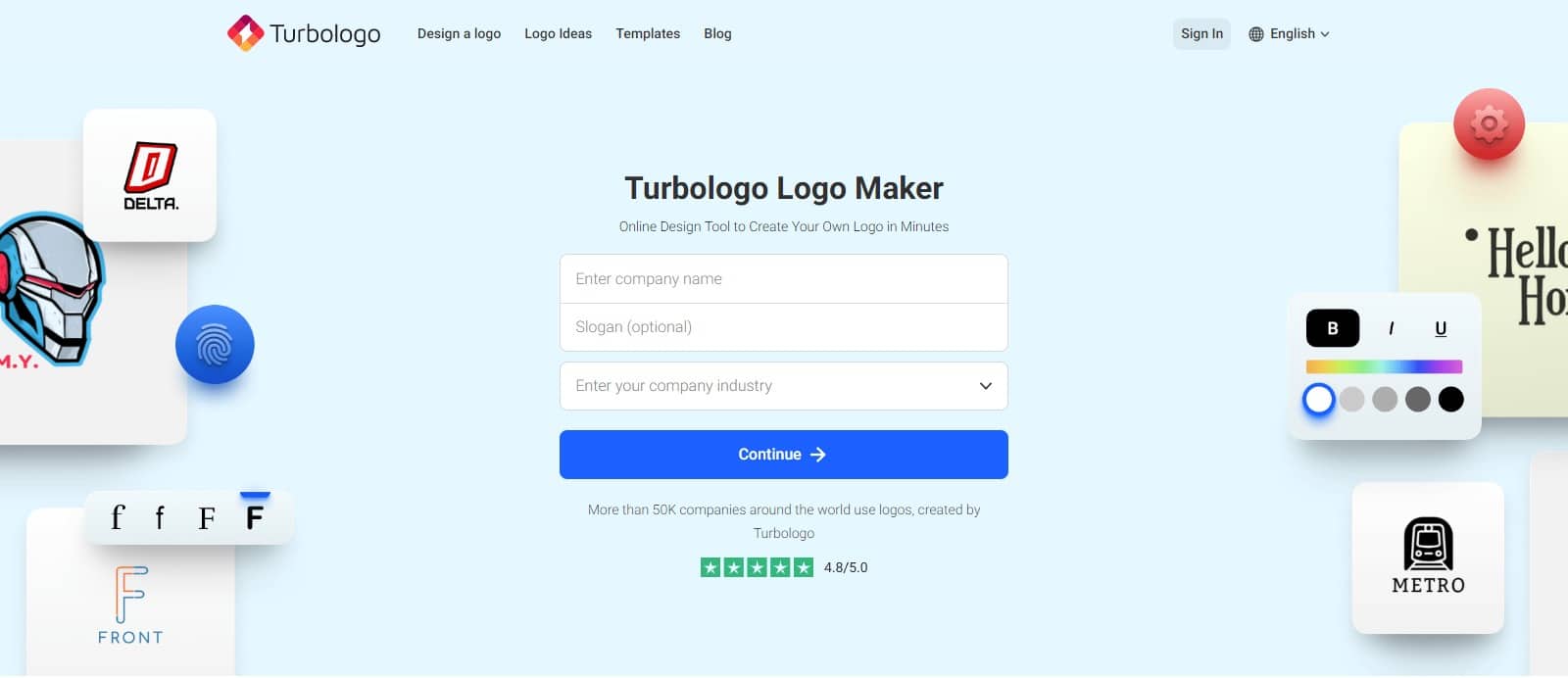 Turbologo Affiliate Program Review: 30% Commission (up to $25) From Every Sale