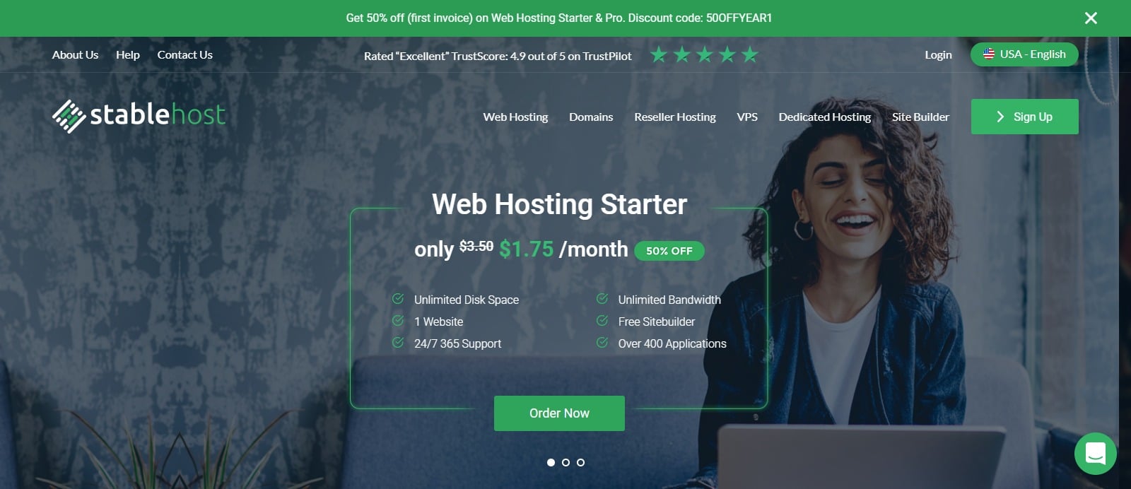 Stablehost Web Hosting Review : Included in all WordPress Packages
