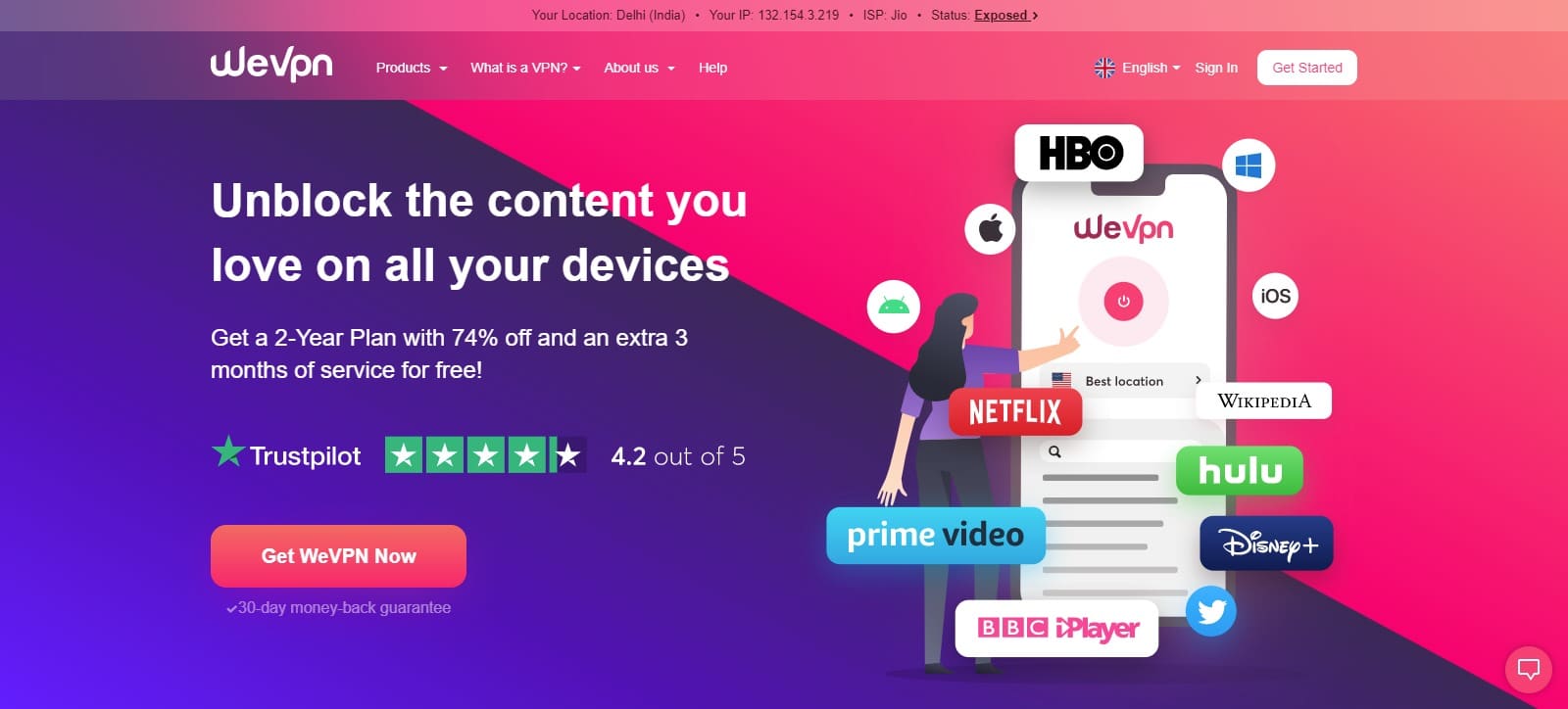 WeVPN Affiliate Program Review: Up to 100% Commission For New sale