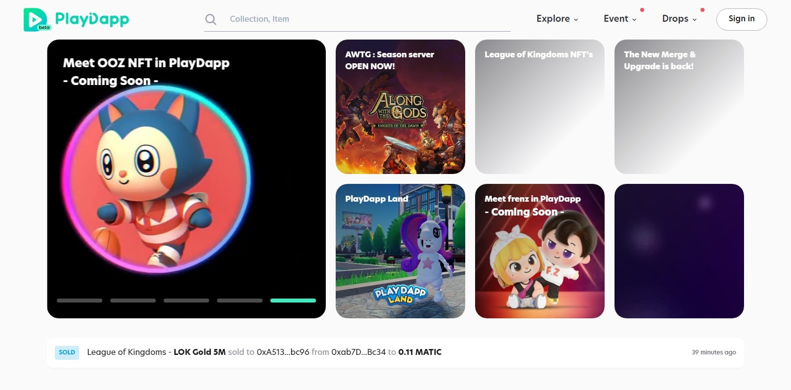 PlayDapp Airdrop Review : Selected to Win a PLAYZ R-Grade NFT.