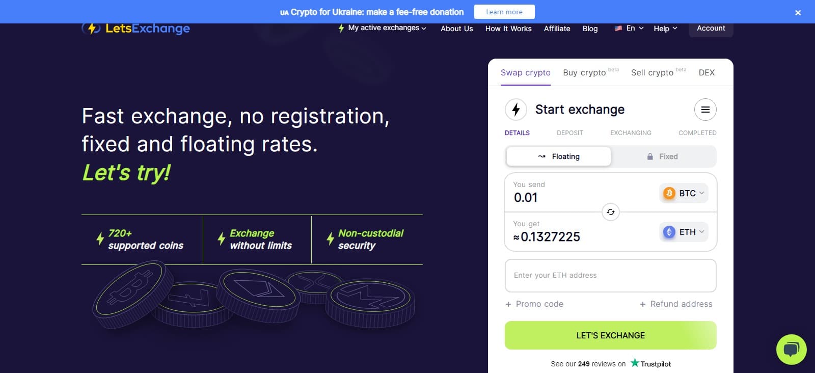 Letsexchange.io Exchange Review:  Is A Safe Exchange or a Scam?