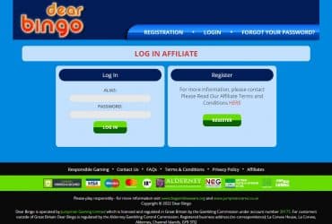 Dear Bingo Affiliate Program Review: Sign up for Details