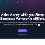 Writesonic Affiliate Program Review: 30% Lifetime Recurring Commission