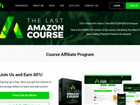 The Last Amazon Course Affiliate Program Review: 60% Rrecurring Commission