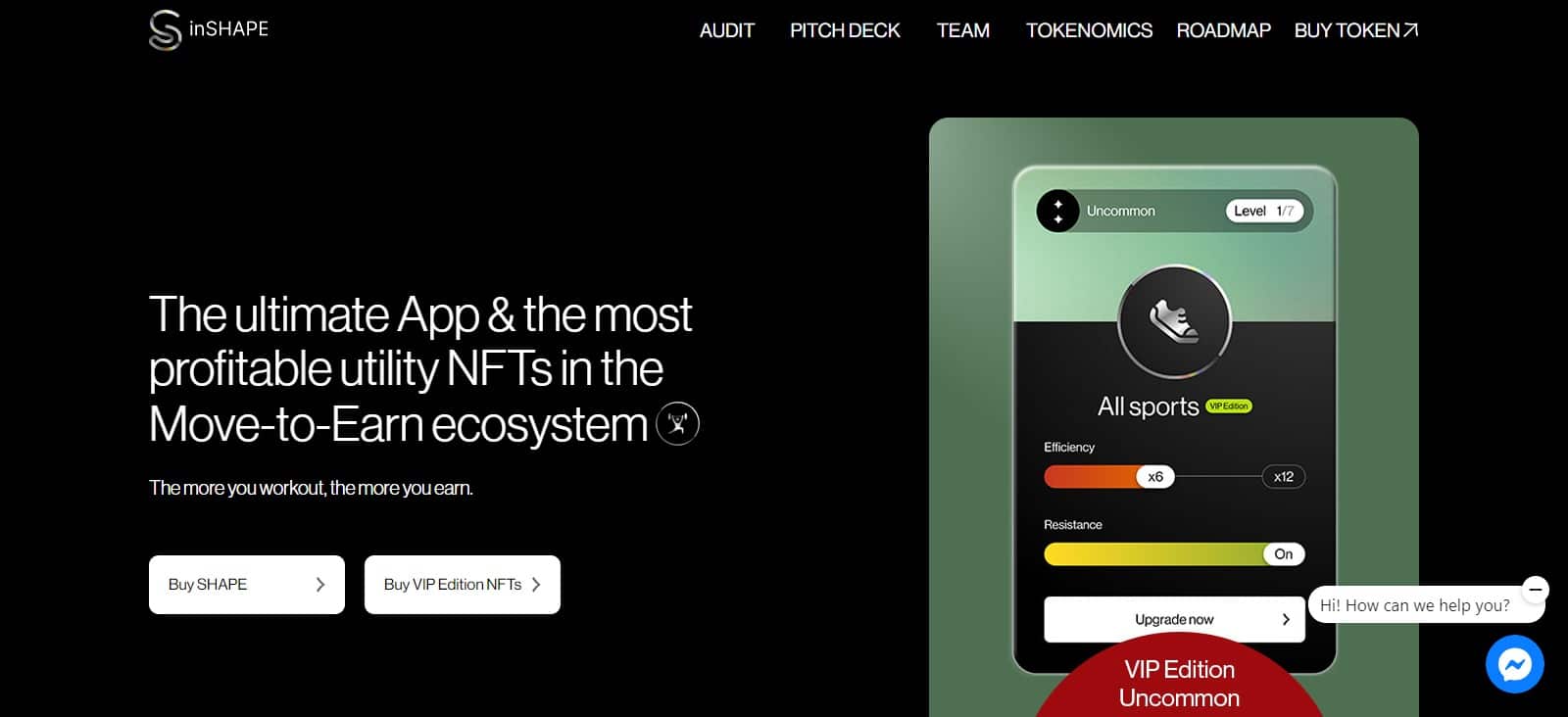 inSHAPE NFTs BOX Airdrop Review: Get win 1,000 SHAPE Each