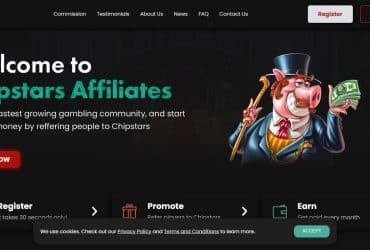 Chipstars Affiliate Program Review: 25% - 40% Recurring Revenue Share