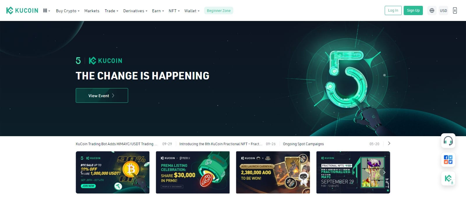 KuCoin Airdrop Review: Share a 10,000 KCS Prize Pool