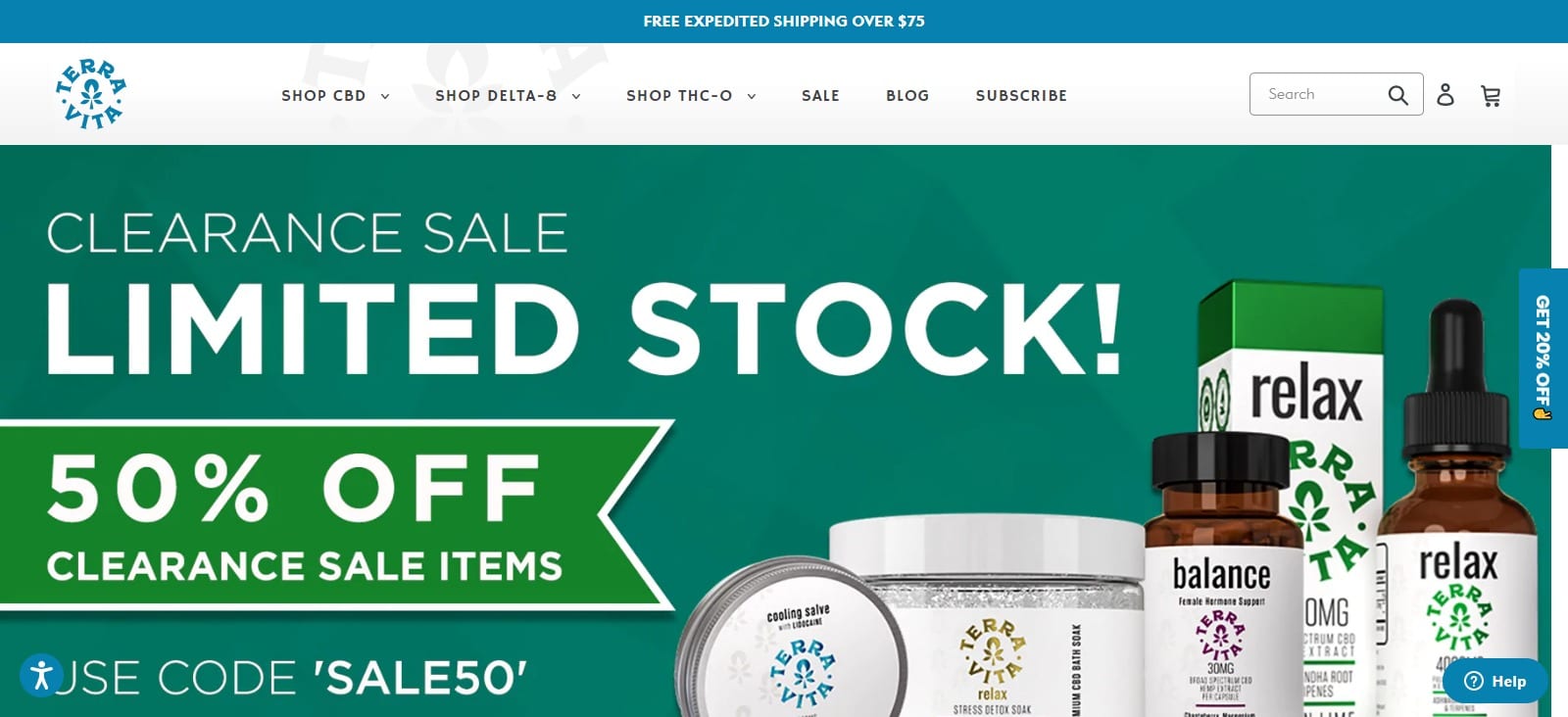 TerraVita CBD Affiliate Program Review: 10% Commission on Sales