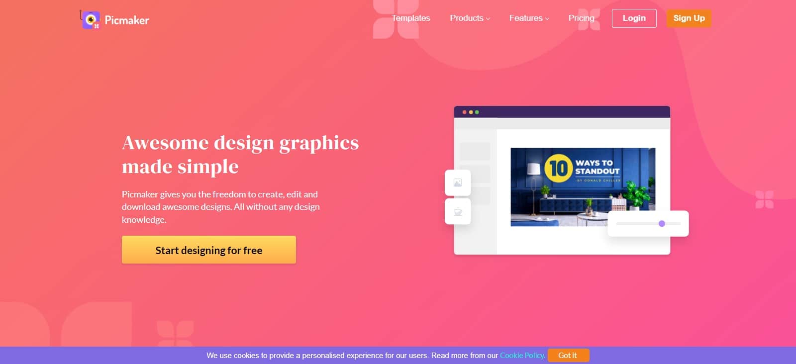 Picmaker Affiliate Program Review: 20% Monthly Recurring Commission