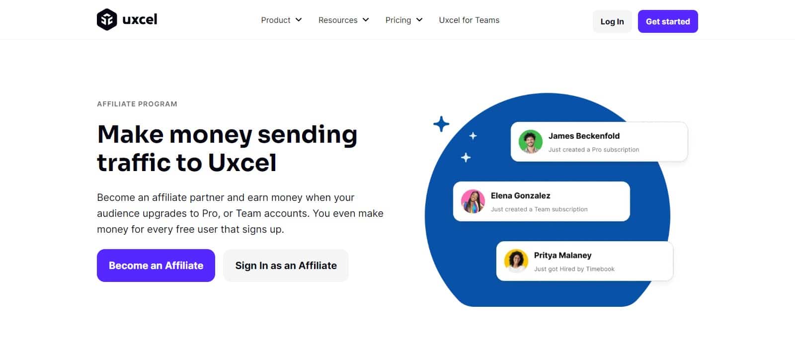 Uxcel Affiliate Program Review: $0.2 Commission Per Free Signup
