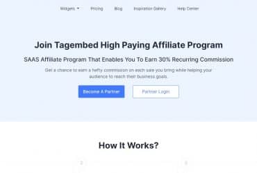 Tagembed SaaS Affiliate Program Review: 30% Recurring Commission