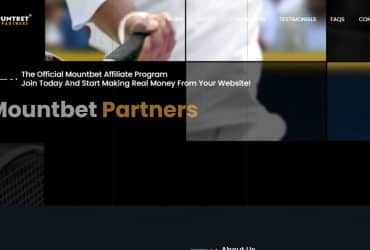 Mountbet Partners Affiliate Program Review: 25% - 45% recurring revenue share