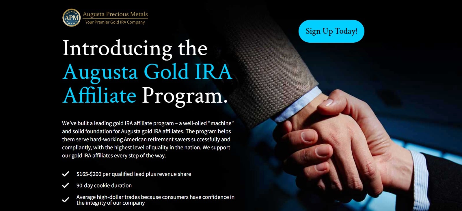 Augusta Precious Metals Affiliate Program Review: Up to $200 Per Qualified Lead