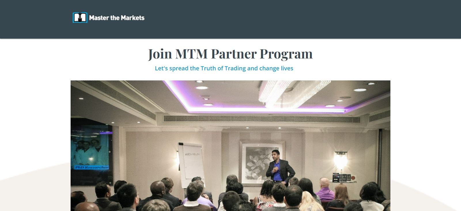 Master The Markets Affiliate Program Review: 20%-30% Per Sale