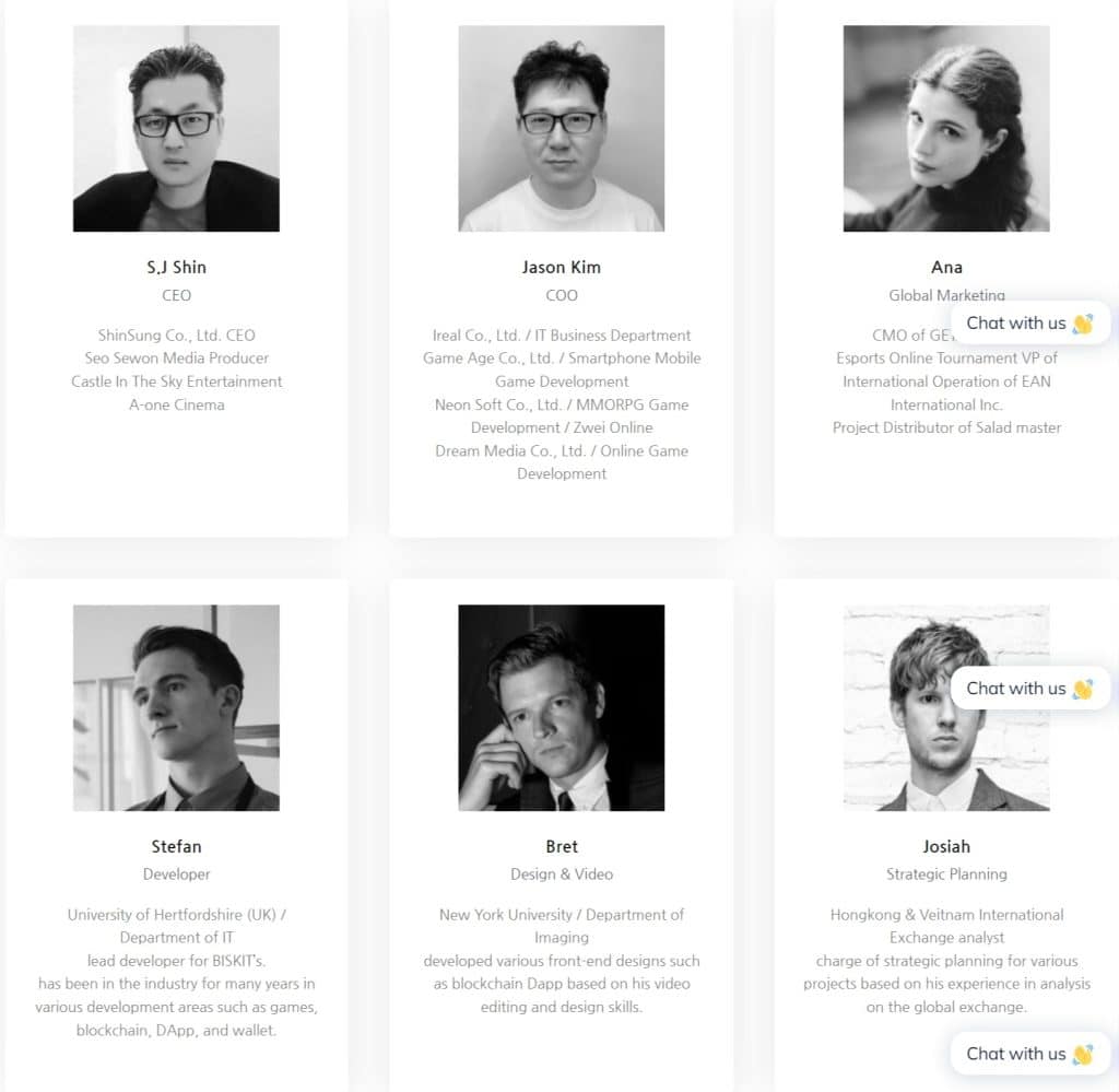 Biskit Protocol Coin team