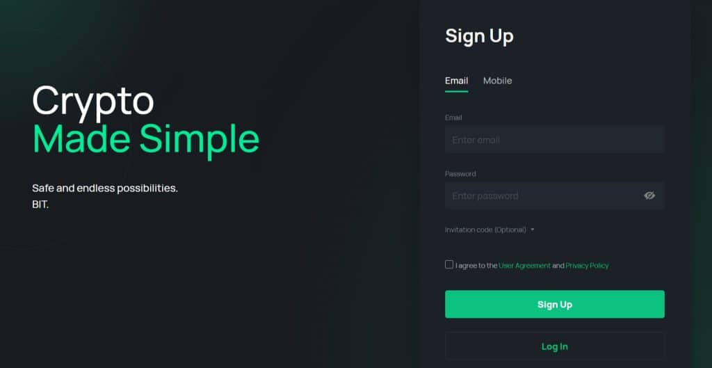 How To Register At BIT Exchange ?