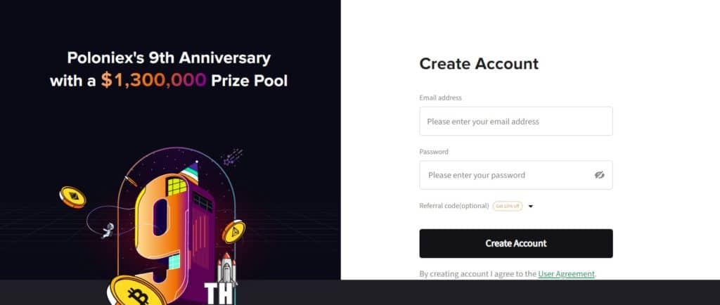 How To Register At Poloniex Exchange ?