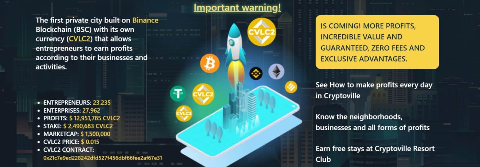 CriptoVille Coin Review : Is It Good Or Bad Coin Read Our Article