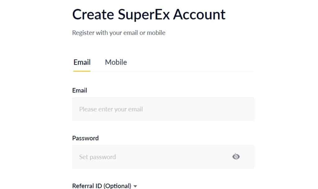 How To Register At SuperEx Exchange?