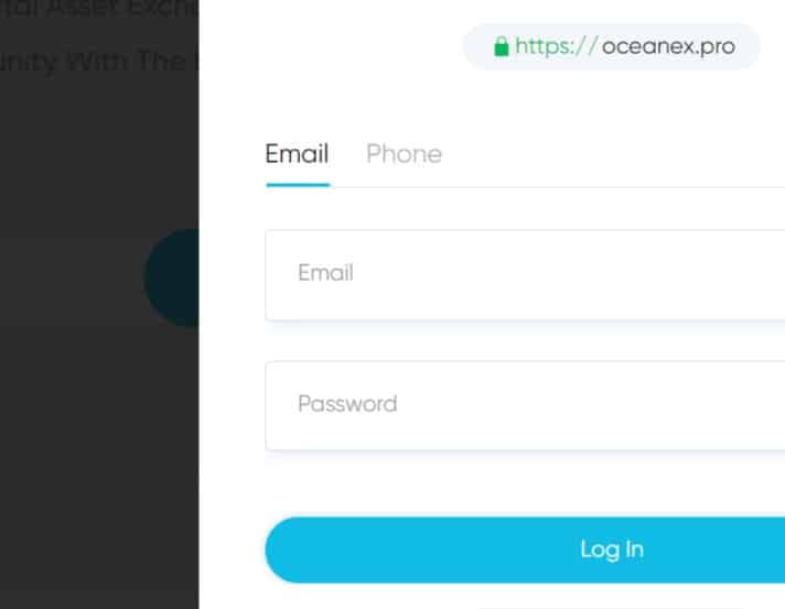 How To Register At OceanEx Exchange?