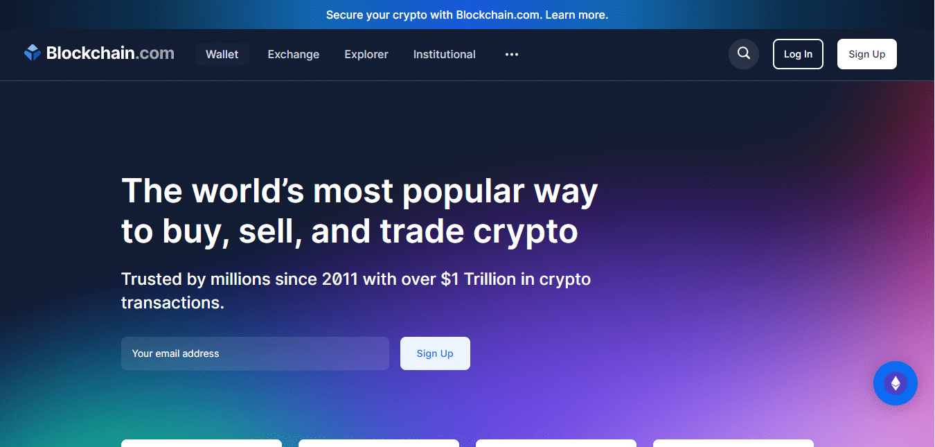 Blockchain Cryptocurrency Exchange Review : Pros & Cons