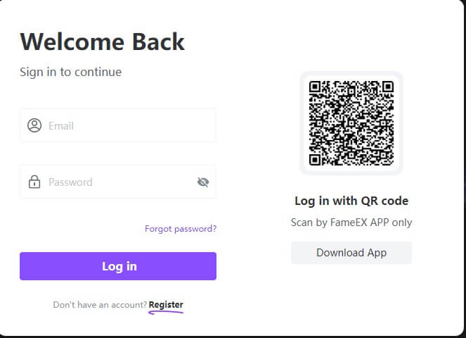 How To Register At Fameex Exchange?
