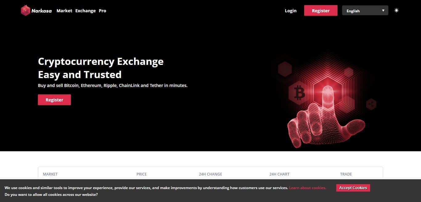 Narkasa Crypto Exchange Review 2023 : Pros & Cons