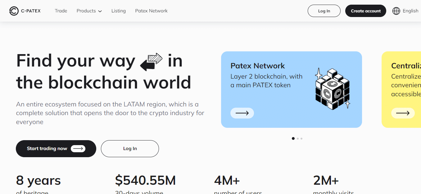 C-Patex Crypto Exchange Review 2023 : Pros & Cons
