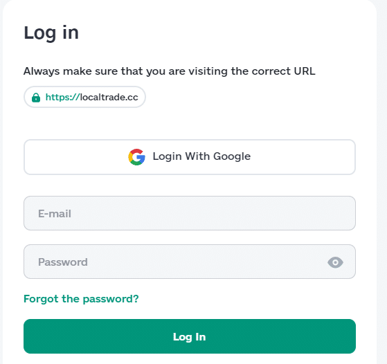 How To Register At LocalTrade Exchange?