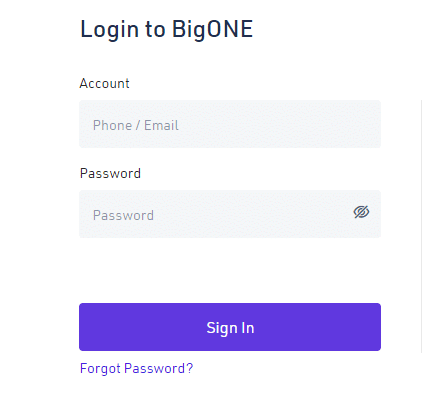 How To Register At Bigone Exchange?