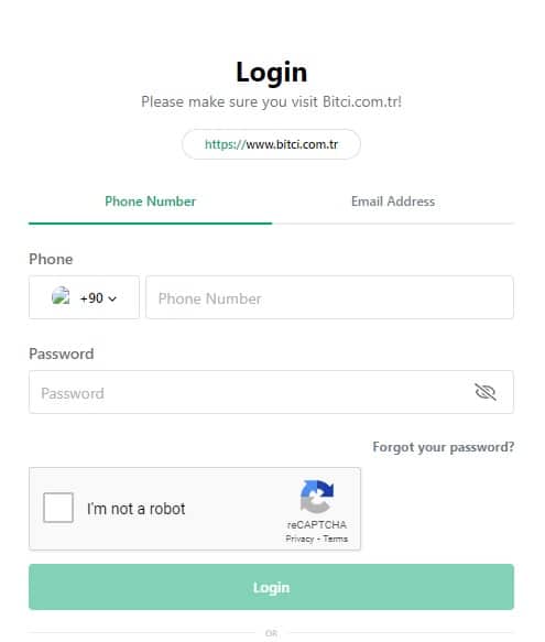 How To Register At Bitci TR Exchange?