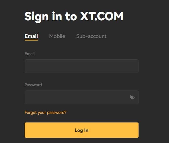 How To Register At XT.COM Exchange?