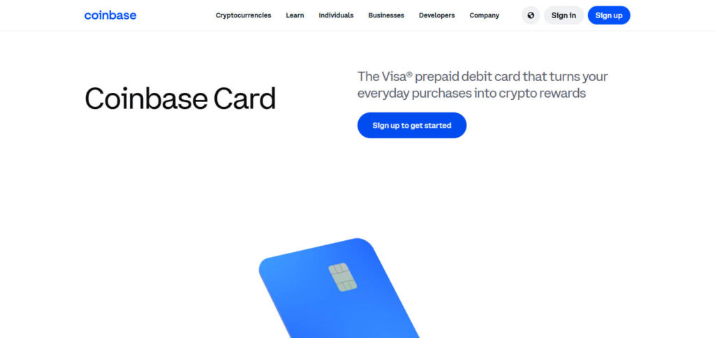 Coinbase Debit Card Crypto Debit Cards For Global Use