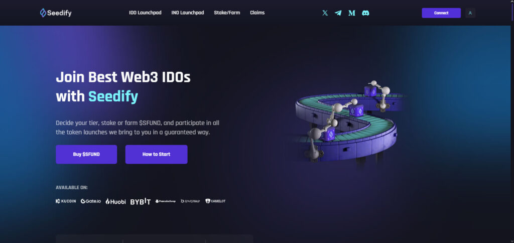 Seedify Crypto Launchpad For New Tokens