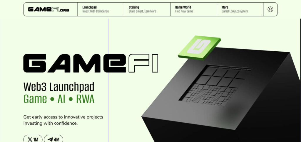 GameFI Launchpad Crypto Launchpad For New Tokens
