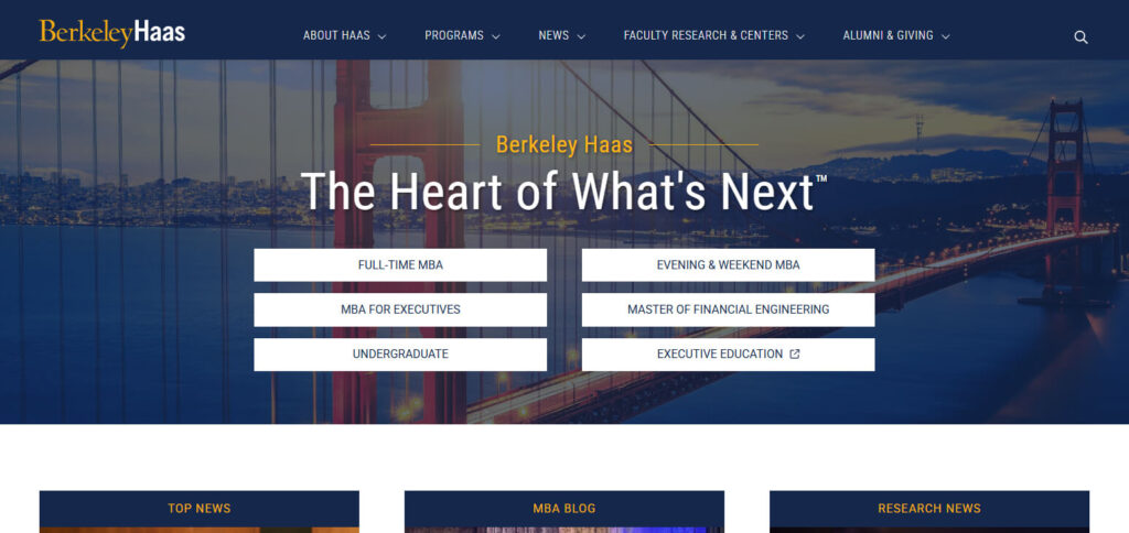 University of California, Berkeley (Haas) (tie)