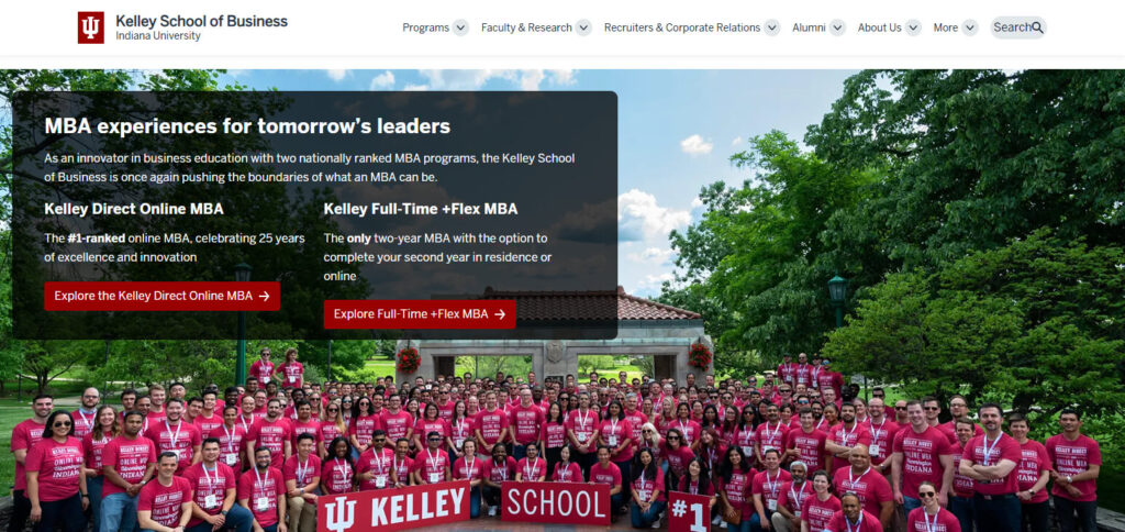 Indiana University (Kelley) (tie)