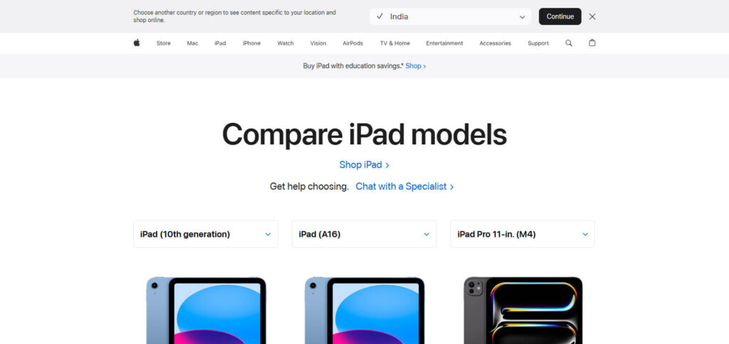 Apple iPad (10th Generation) Tablets For Creatives