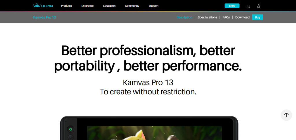 Huion Kamvas Pro 13 Tablets For Creatives