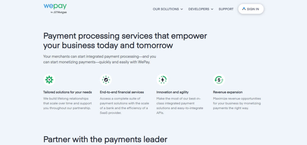 WePay Payment aggregator