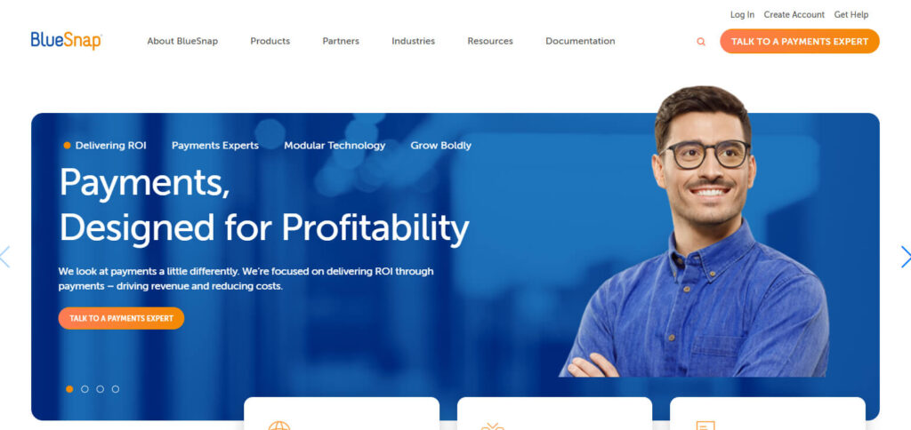 BlueSnap Payment aggregator