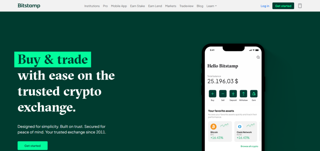 Bitstamp Crypto Exchanges With Low Fees